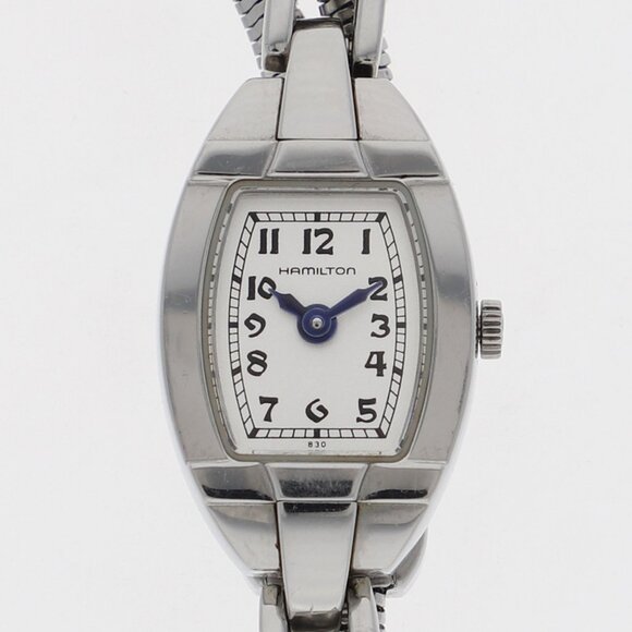 WATCH HAMILTON H31111183 American classic Silver SS QZ - Picture 1 of 8